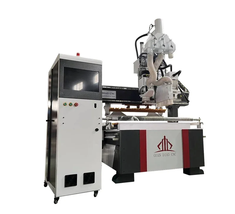 2024 CE Certificated Acrylic Aluminum MDF Plywood Woodworking Cutting Engraving Machine Wood Saw Blade ATC CNC Router Machine