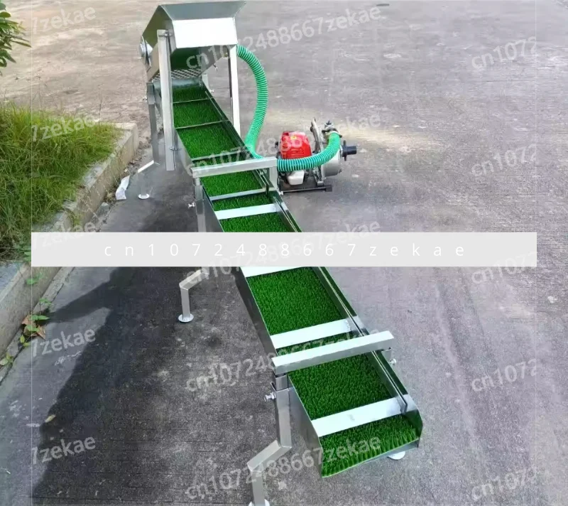 

Portable Alluvial Gold Sluice Box Automatic Powered Gold Panning Chute