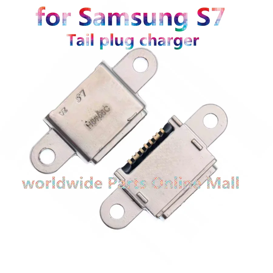 5 шт.-100 шт. для Samsung S7 S7Edge G930F G930A G930V G935F G9300 G9350 G9308, USB-коннектор для зарядки, разъем для док-станции