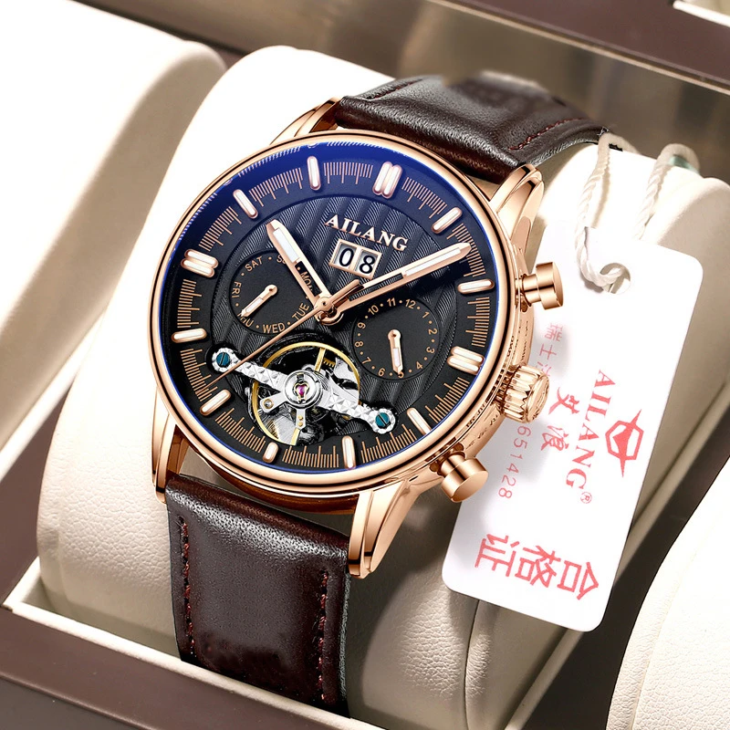 ailang-2026-new-fashion-tourbillon-men-wristwatches-waterproof-luminous-rose-gold-case-leather-business-men-mechanical-watches