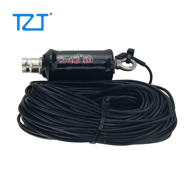 TZT Portable Mini ELF HF.Antenna QRP15 1-30MHz HF Antenna 50ohms Support 40M/20M/15M/10M Transmitting