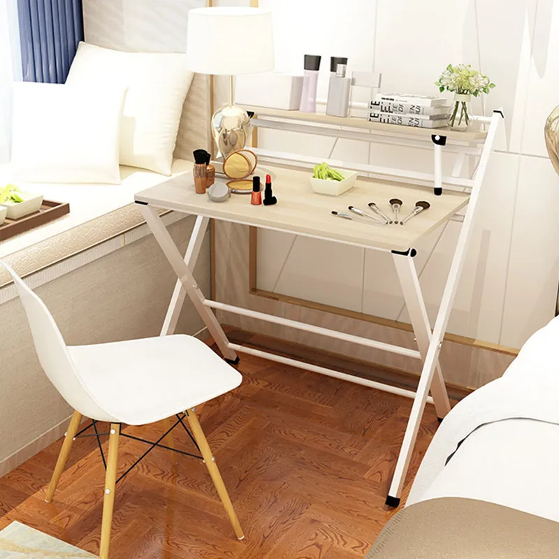 Installation-free folding table, simple desk, student writing desk, small table, household notebook, desktop computer desk