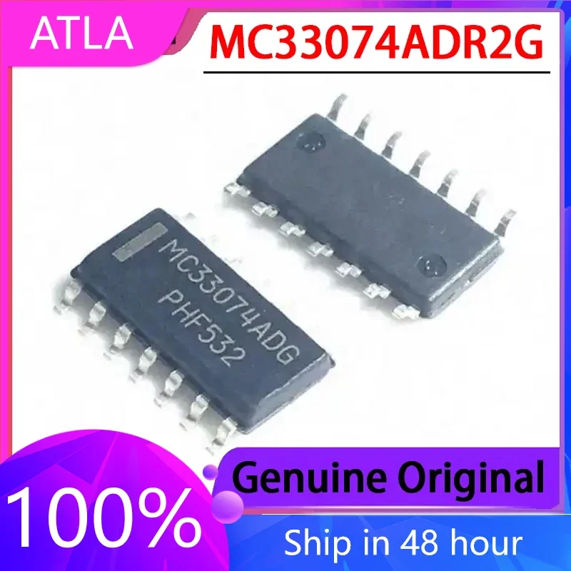 

5PCS Original New MC33074DG MC33074ADR2G MC33074DR2G SOP14 Linear Amplifier Chip