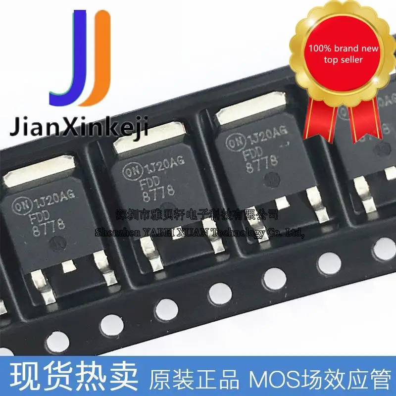 30 Chiếc 100% Orginal Mới FDD8778 N Kênh FET 35A 25V SMD TO252 FDD8778_NL Còn Hàng