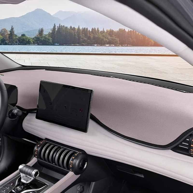 Flip Plush Dark Mat Shading Board For BYD Atto 3 2022-2024 Car Interior Decoration Dashboard Shading Body Kits Accessories