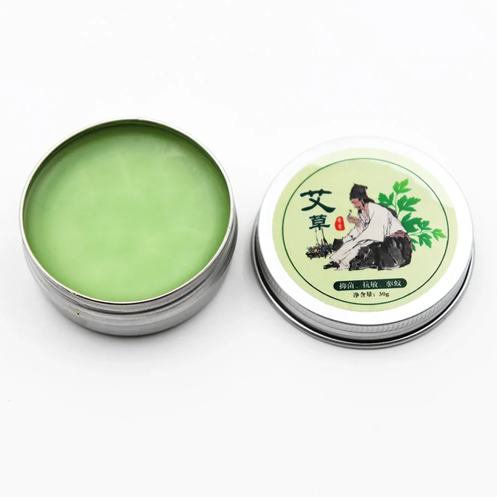 New Arrival Cooling Oil Wormwood Ointment Moxa Moxibustion Cream Balm Anti Motion itching Chinese Medical Herbal Plaster