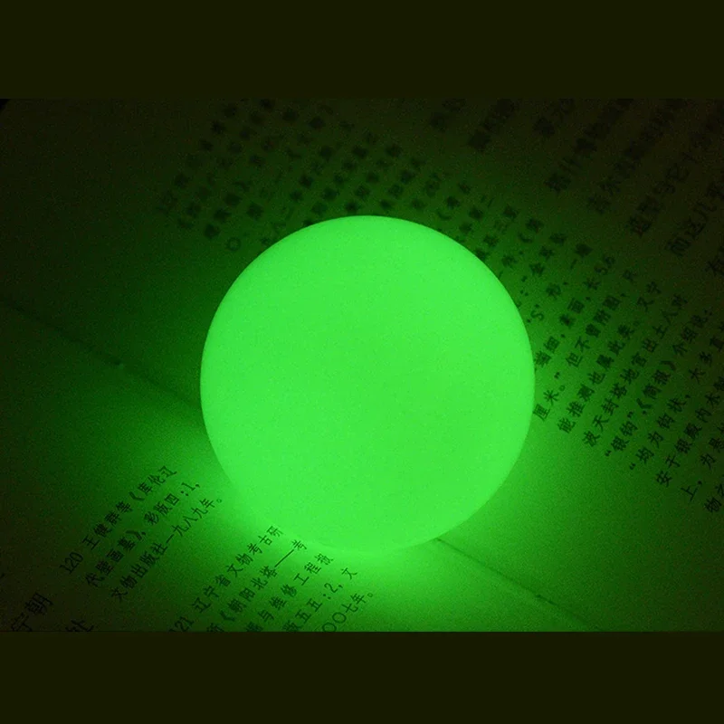 100mm Glow in The Dark Stone Green Night Luminous Quartz Crystal Sphere Ball WithStand