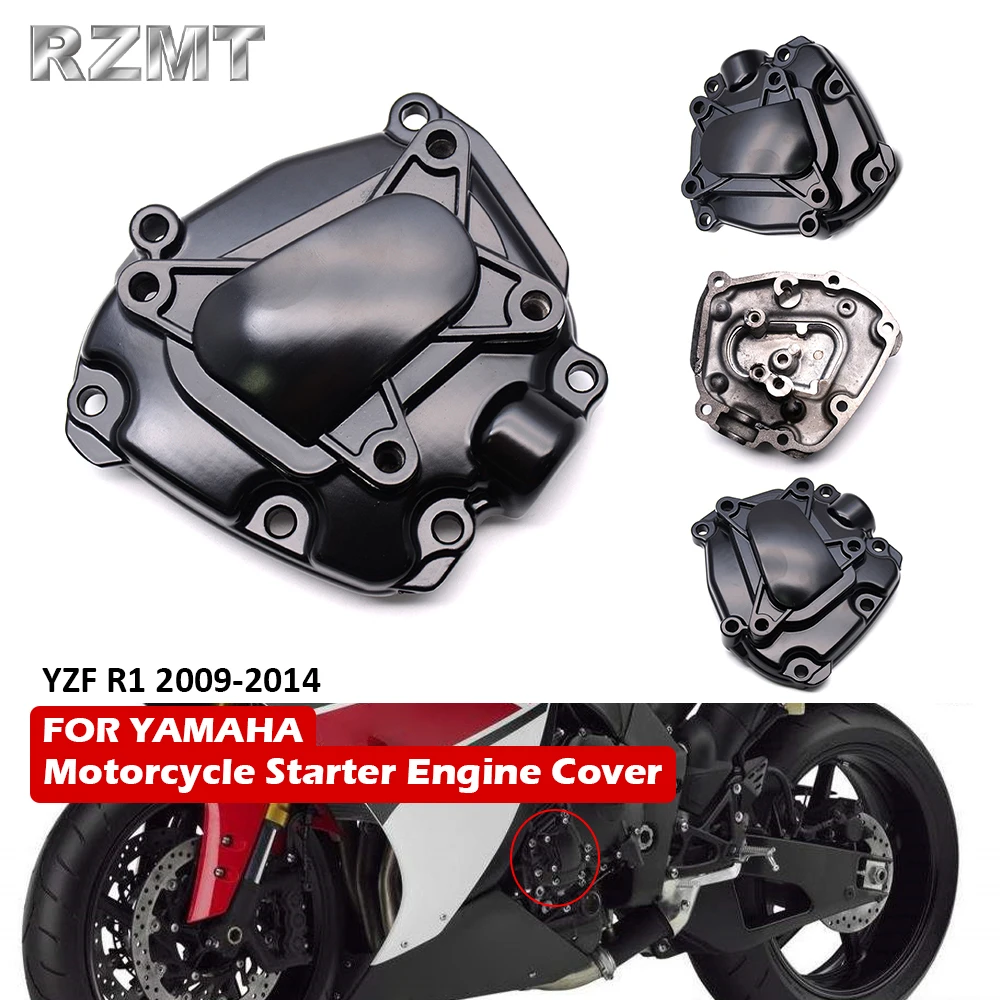 

Motorcycle Right Stator Starter Engine Crankcase Cover For Yamaha YZF R1 2009-2014 XF-2671