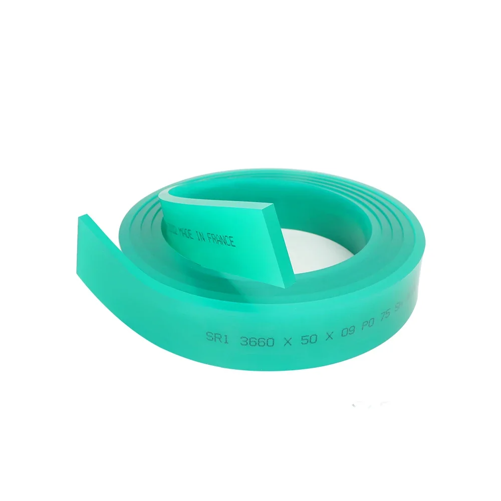 مكشطة طباعة الشاشة شريط مطاطي حبر Oliness مائي 30 * 9 فم مسطح وحاد لآلة الضغط #3