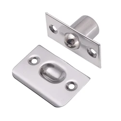 Stainless Steel  Wooden Cabinetdoor Top Bead Lock Home Improvement Closet Ball Catch Latch Catcher Door Latches Touch