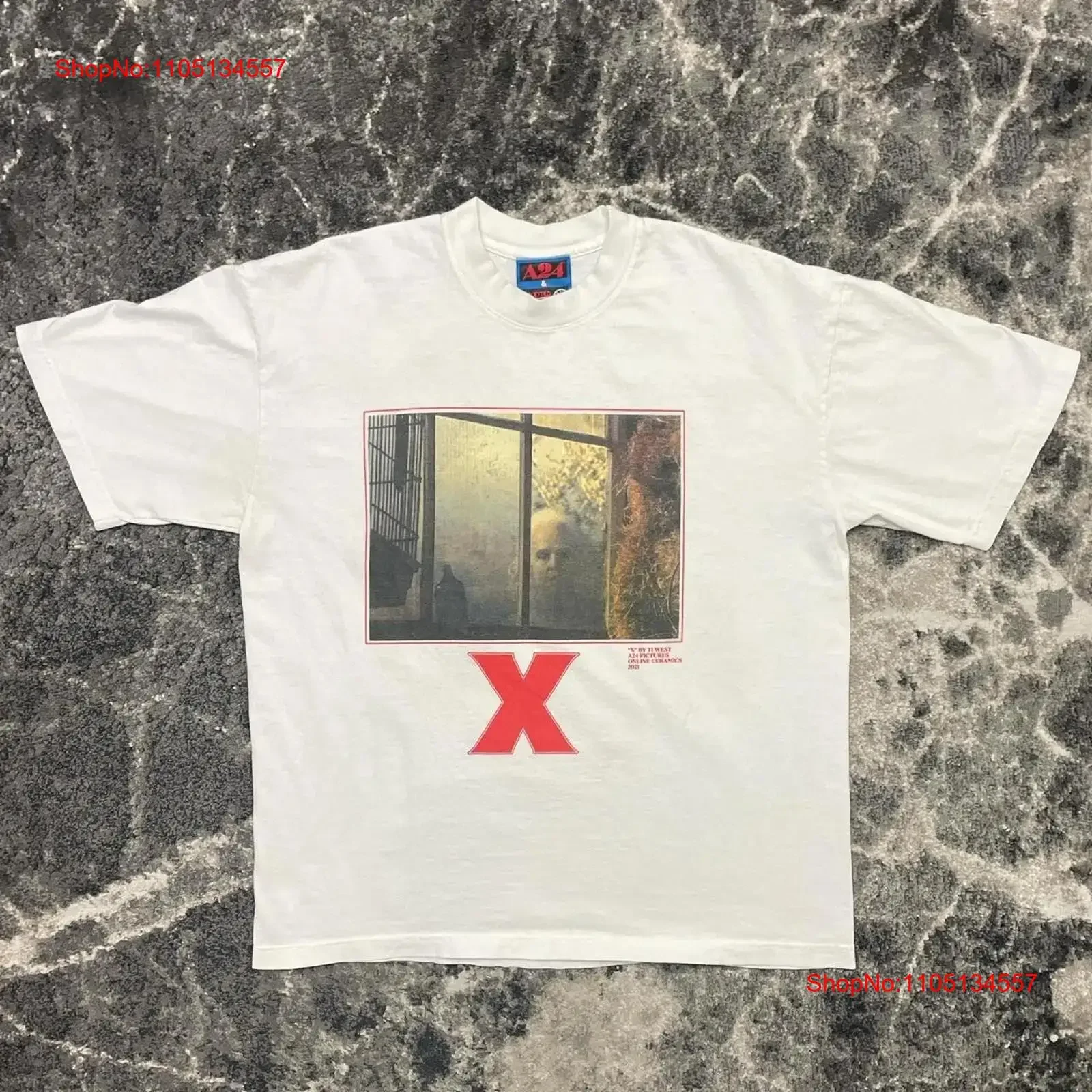 

Интернет-керамика X футболка мужская большая A24 ужас жемчуг Maxxxine Jenna Ortega Mia винтажная стильная дышащая графика