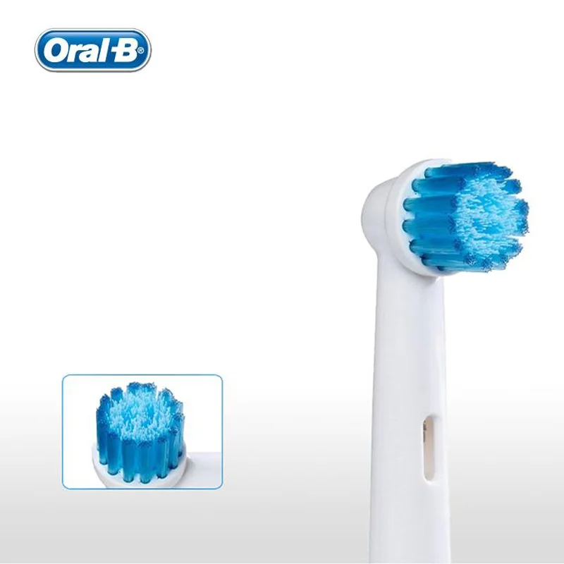 Orale B EB17 testine di ricambio per spazzole azione incrociata denti Super puliti testina per spazzolino da denti 4 pezzi per spazzolino elettrico orale B originale