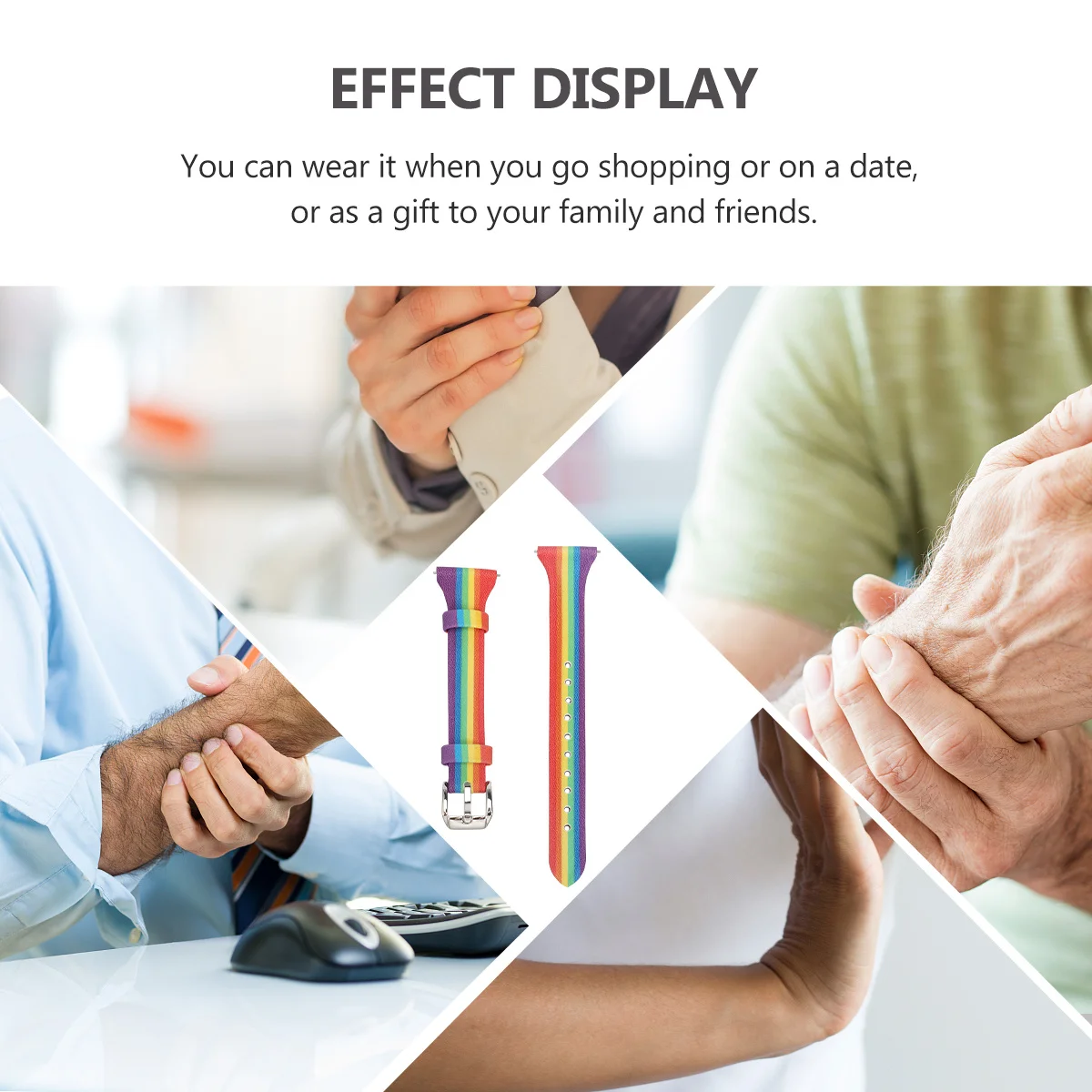 

Luxurious Watch Band 22mm High-Quality Material Breathable Comfortable Stylish Durable Easy Installation