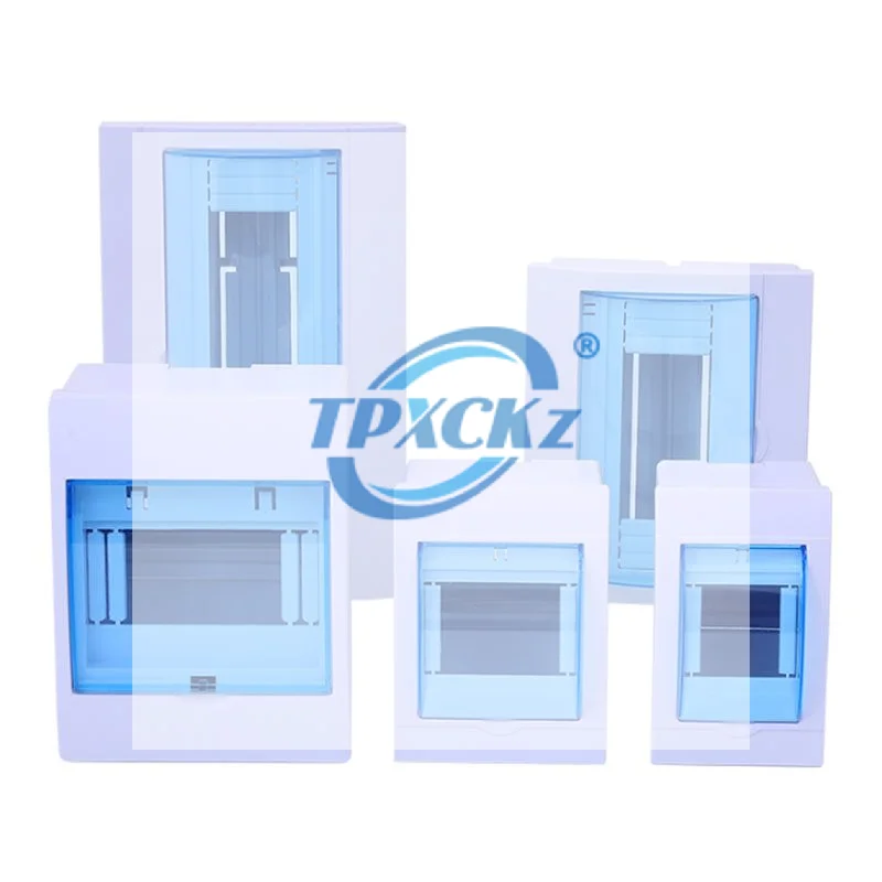 HT Series IP65 Waterproof Distribution Box ABS Electrical Junction Box Outdoor Circuit Breaker Enclosure 3-12 Ways