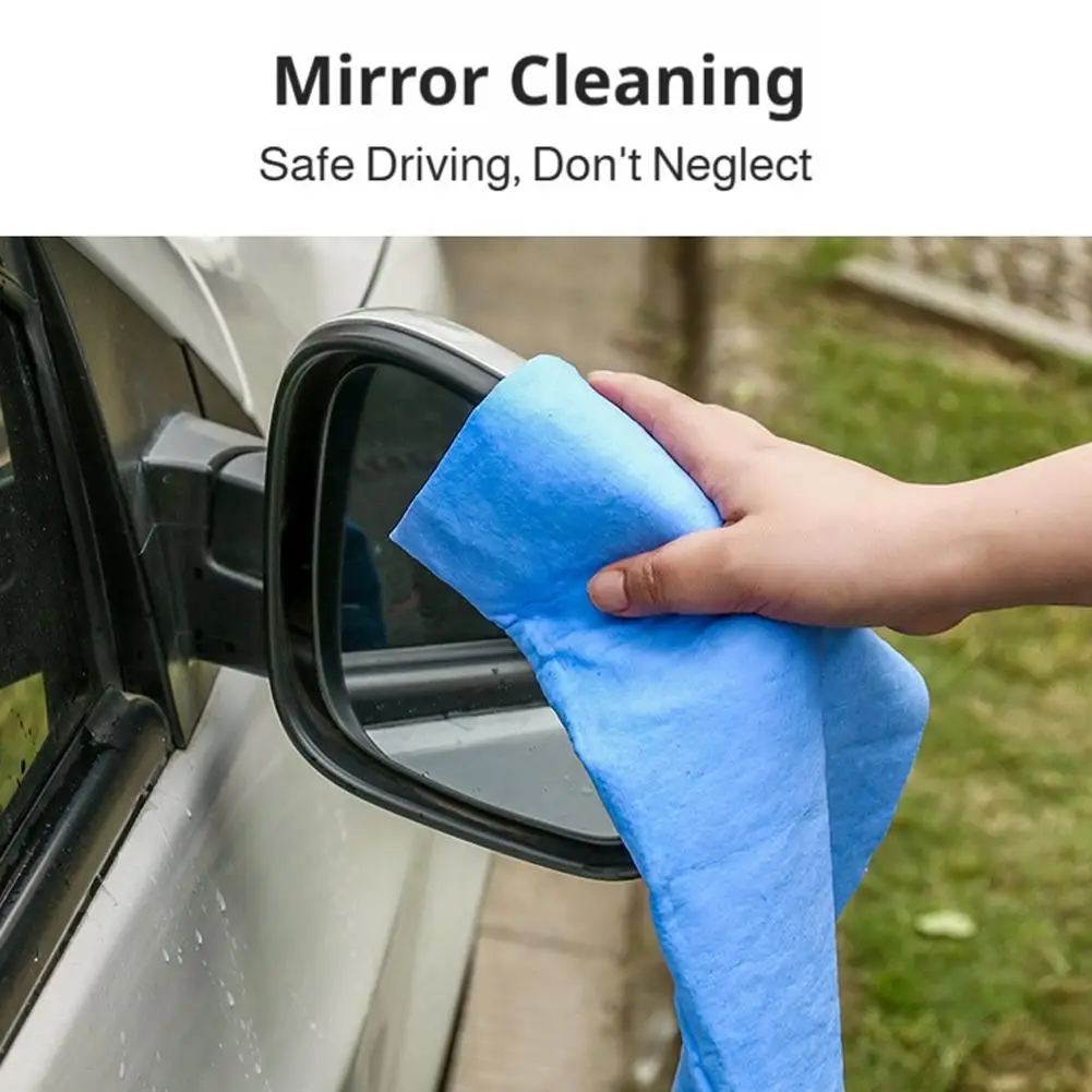 Pva Wash Car Towel Premium Quick-Dry Towel Ultra Absorbent Scratch-Free Reusable For Auto Maintenance Soft Deerskin Cloth Random view 5