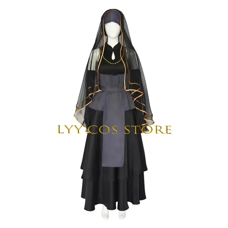 CyHyuga Hinata vestido de novia Cosplay Anime el último vestido Hyuga Hinata Cosplay mujer disfraz negro