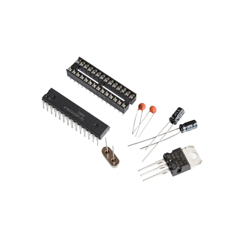 ATMEGA328P-PU 부트 로더 및 딥 소켓 키트, DIP28 16MHz 크리스탈 ATMEGA328P 어댑터 보드, LM7805 키트