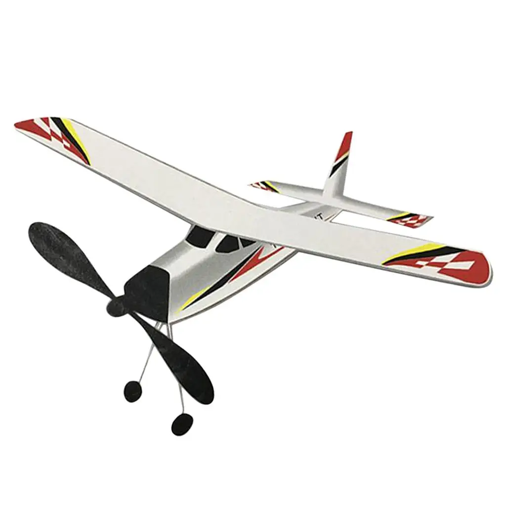 12 Inch Wind-up Glider Airplane Toy - Birthday Party Favor, Prize, Giveaway