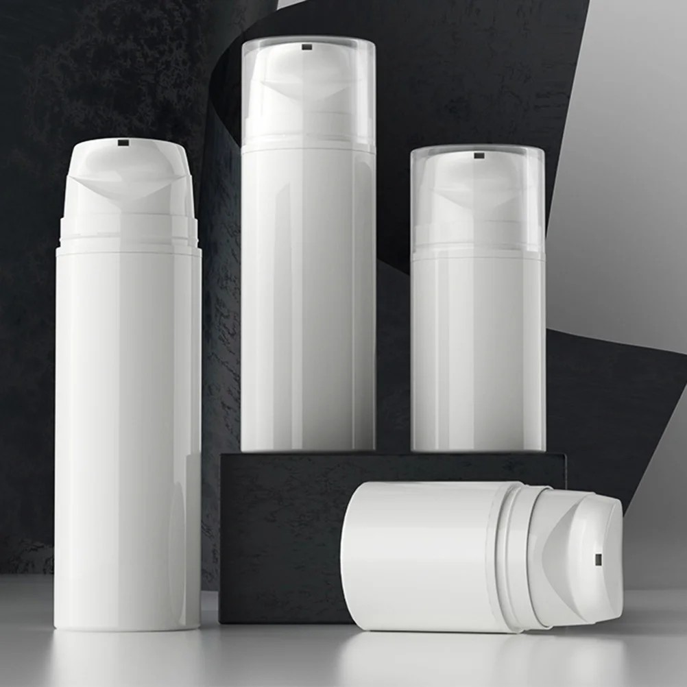 

3 Pcs Business Trip Bottle Emulsion Dispenser Long Mouth Buckle Travel Containers Cream