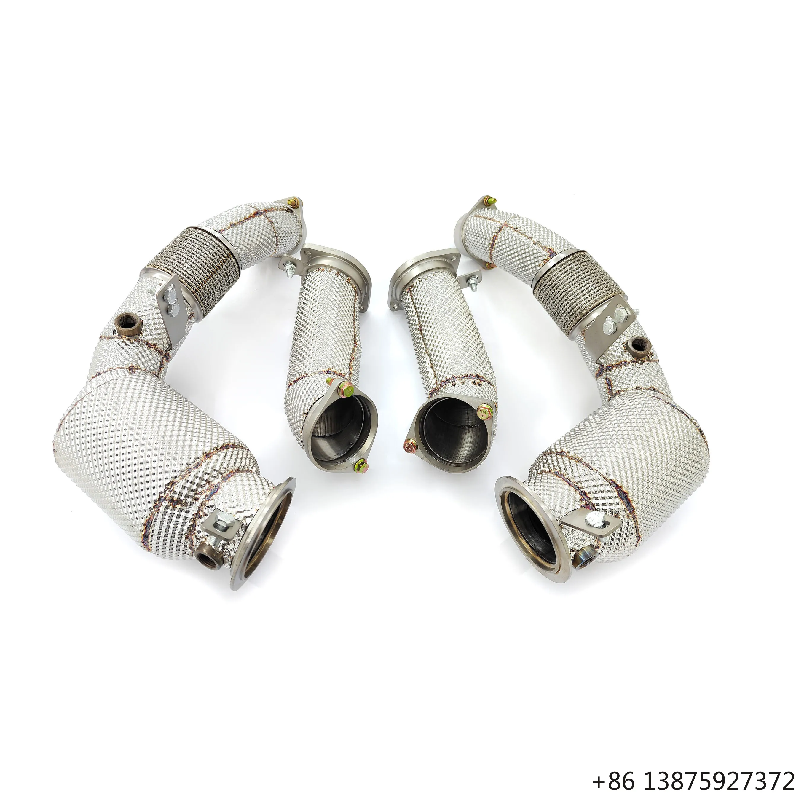 

Ecnal for 2025+ G90 M5 4.4T High Quality SS304 Sports Insulate Against Heat Exhaust Downpipe