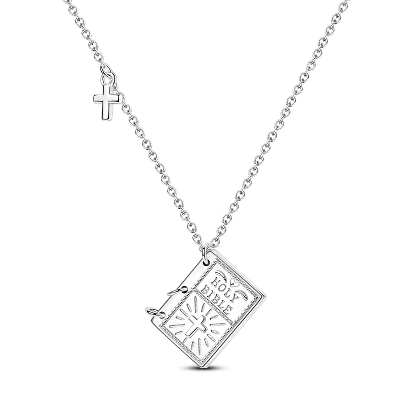 Neue Halskette aus 925er-Sterlingsilber, Original-Zirkon, Herz, Schmetterling, Sonnenblume, Anhänger, Halskette für Frauen, Geschenk, Party-Schmuck – Detail 23