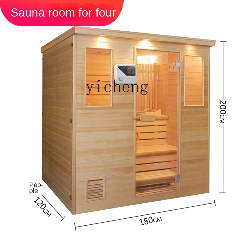 HSN Sauna Household Steam Room Wet Steam Sauna Furnace Steam Bath Box