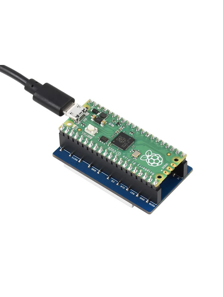 Waveshare 1.44 นิ้วจอแสดงผล LCD โมดูลสําหรับ Raspberry Pi Pico, 65K สี, 128 × 128, SPI