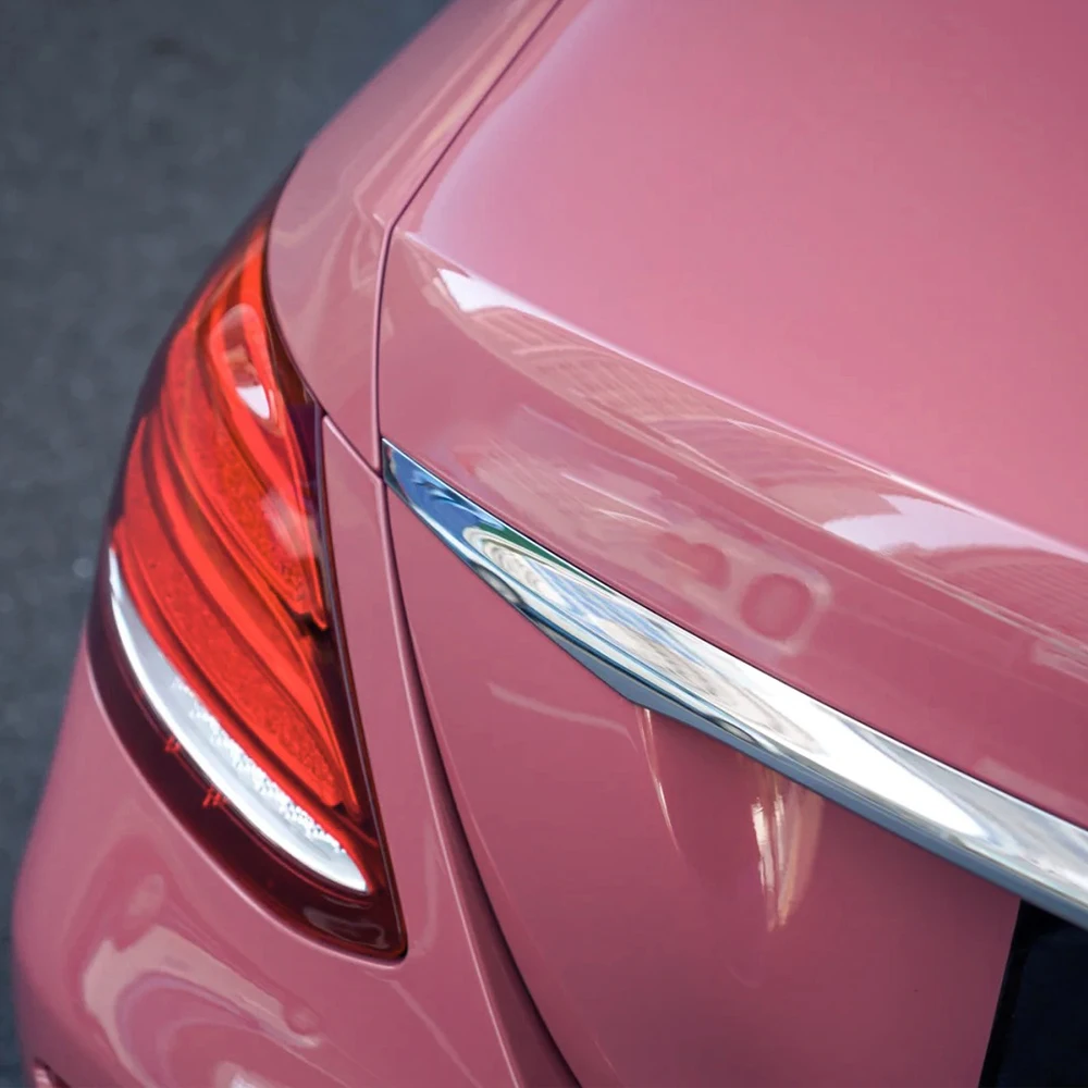 

Car Wrap Vinyl Film Color Change Sticker Platinum Morgan Red PET Bubble Free Film PVC Decal Car Accessories Interior Exterior
