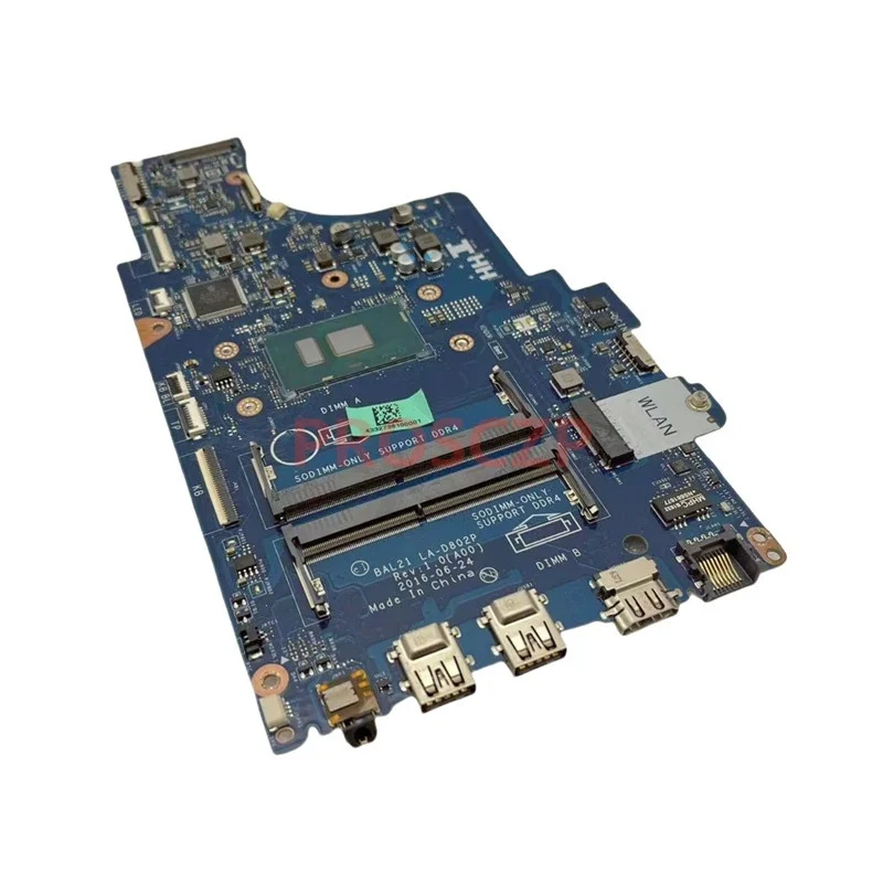 Mainboard For Dell Inspiron 5567 5767 LA-D802P Laptop Motherboard