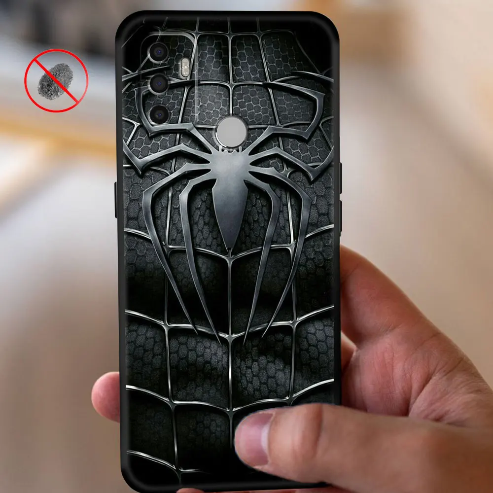 Marvel Spiderman Logo Phone Case for Apple iPhone 14 13 15 Pro Max 11 Pro 12 Mini SE X XS Max XR 78 Plus Soft Cases Cover