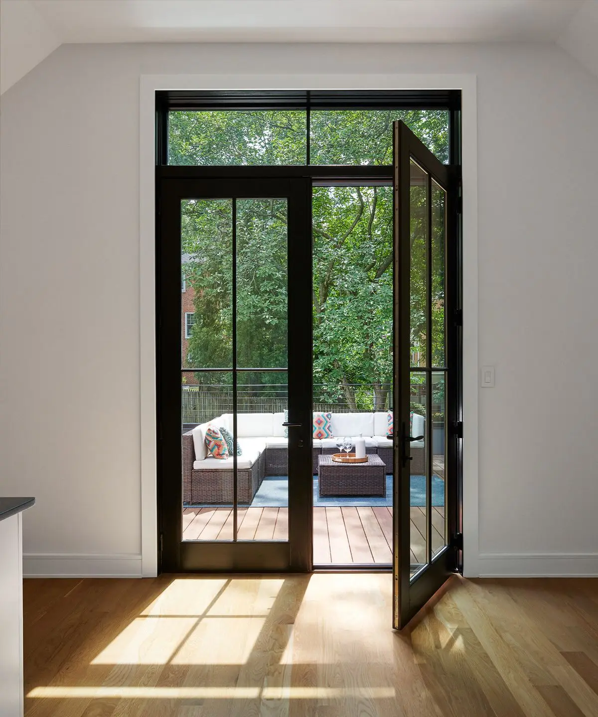 

Aluminum Casement Door with French Design Double Glazed Tempered Glass Sound Heat Insulation Double Doors for Exterior Use