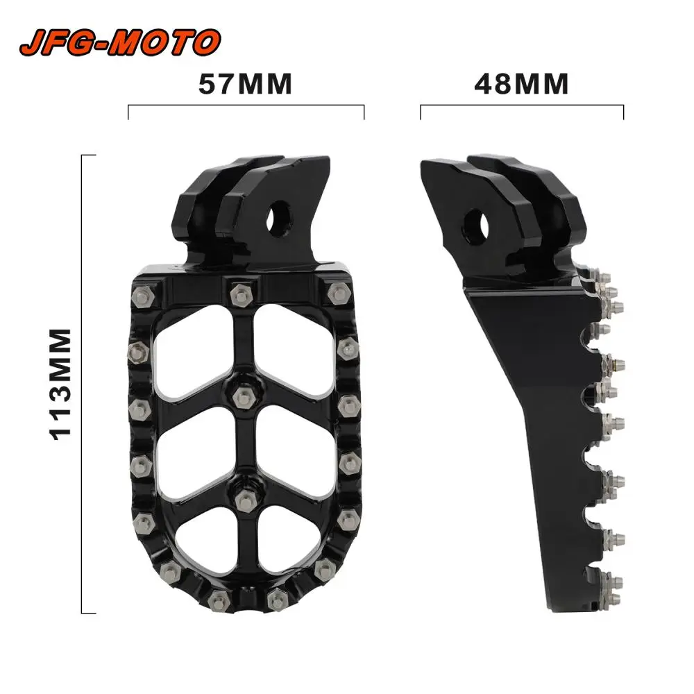For Sur-Ron Foot Pegs Rests Pedals Motorcycle Accessories Footrest Footpeg For Surron Hyper Bee Electric Bike Aluminum Alloy