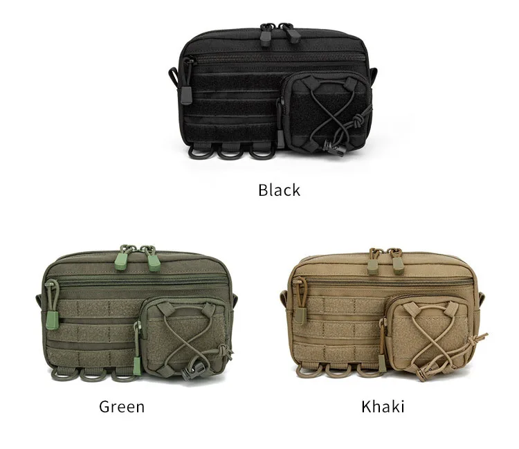 1000D EDC Tasche Molle Organizer Tasche Utility EDC Werkzeug Tasche Horizontale Modulare Tasche Outdoor Hüfttasche EMT Jagd Fanny Pack – Detail 12