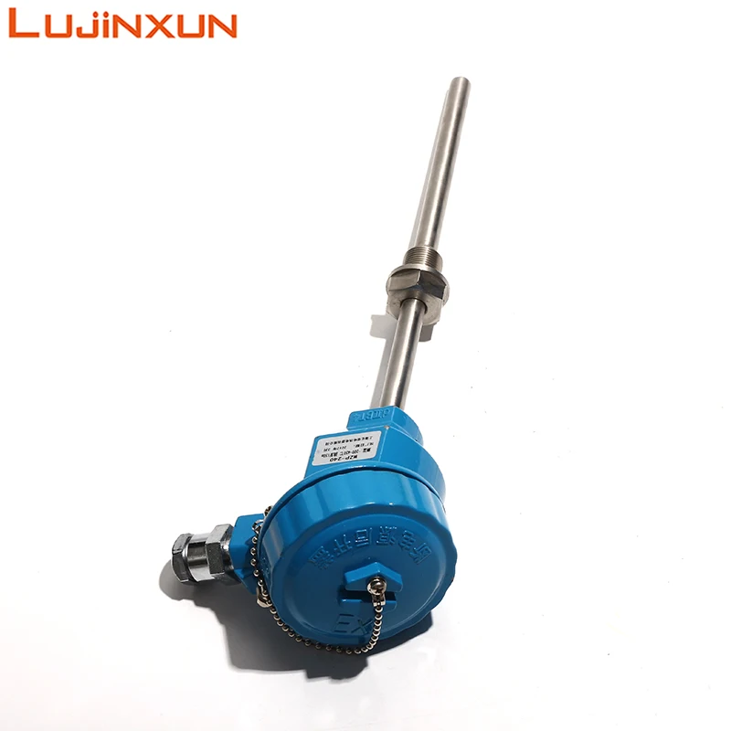 LUJINXUN Pt100 Explosion-proof Thermal Resistance WZP-240 M27*2mm Threaded Installation Thermocouple Temperature Sensor 1pc