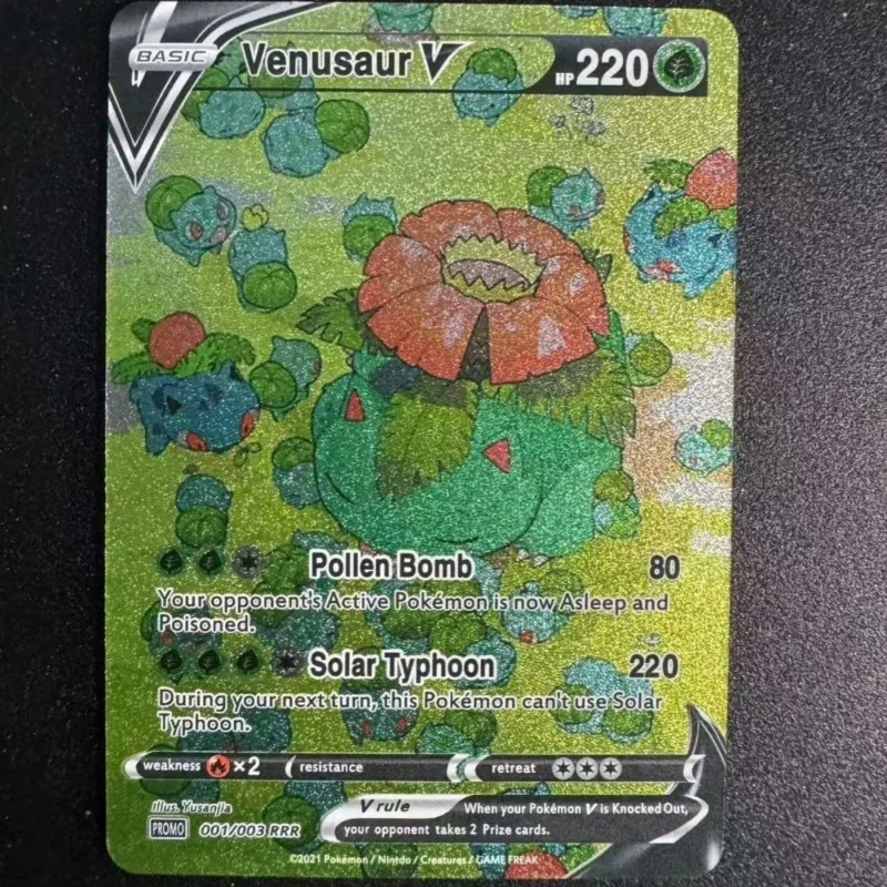 3 قطعة/المجموعة PTCG النسخة الأمريكية من Charmander Bulbasaur السنجاب DIY بها بنفسك لعبة ذاتية الصنع جمع بطاقة الكرتون بطاقة فلاش قابلة للطي