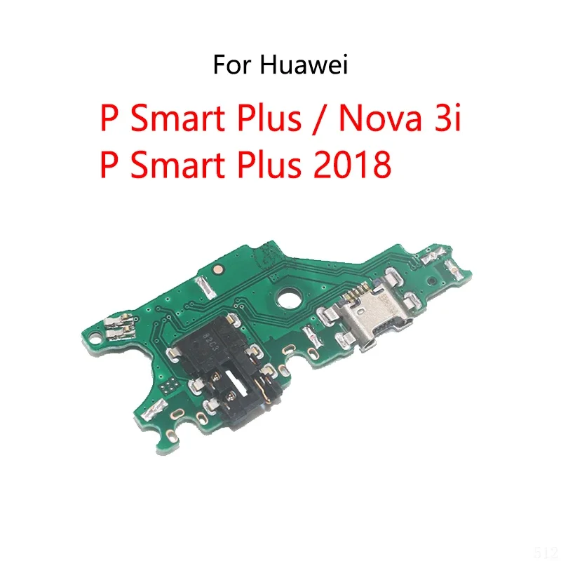 

10 pcs/lot for Huawei Nova 3i / P smart plus 2018 USB charging dock port socket jack connector charge board flex cable