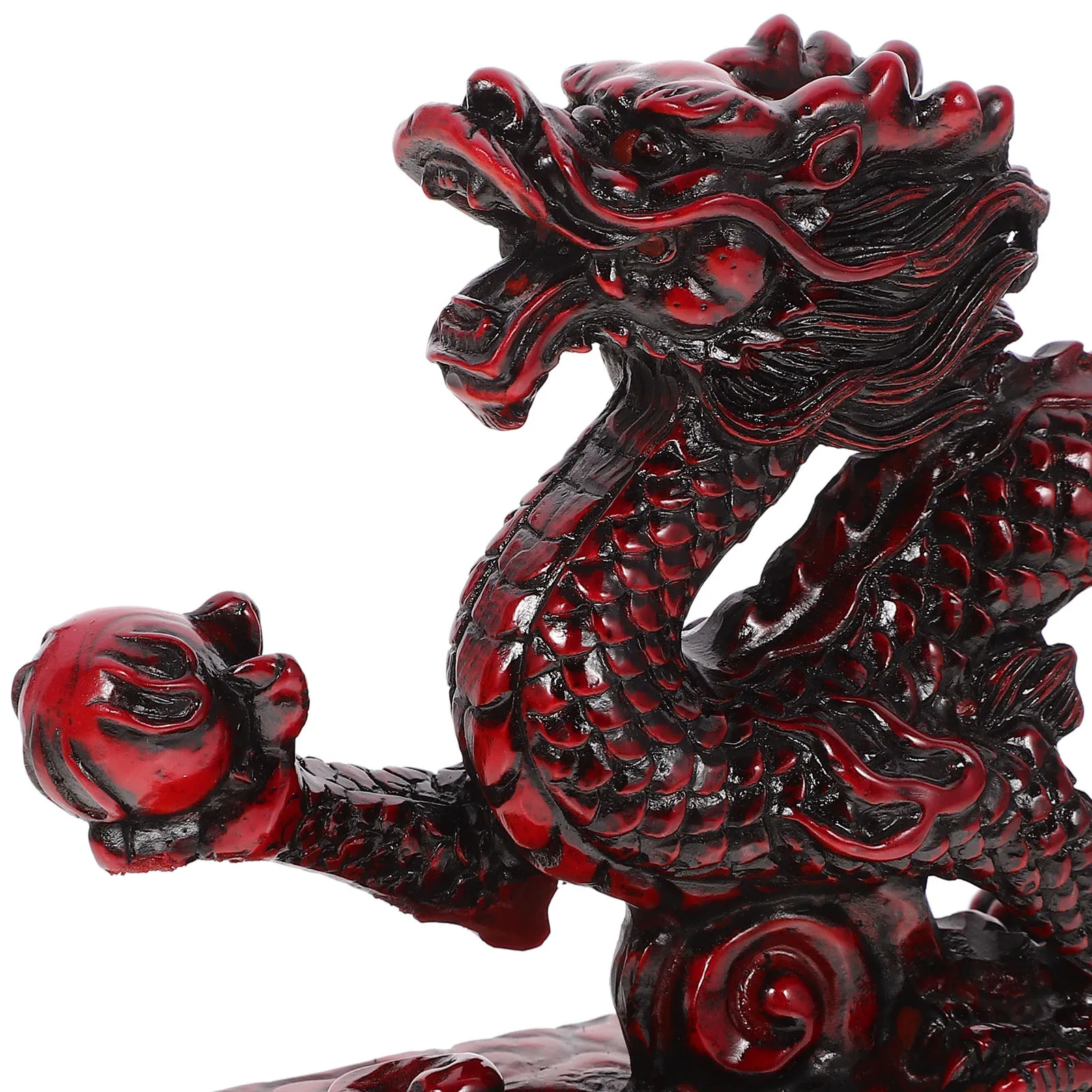 

Retro Dragon Resin Craft Decor Desktop Zodiac Statue Chinese Style Home Office Decoration Chinese Dragon Statues
