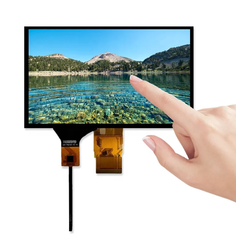 7 Inch 1024*600 TFT 50 Pin LCD Display Advertising I2C Touch Panel Industrial Handheld Devices Touch Screen
