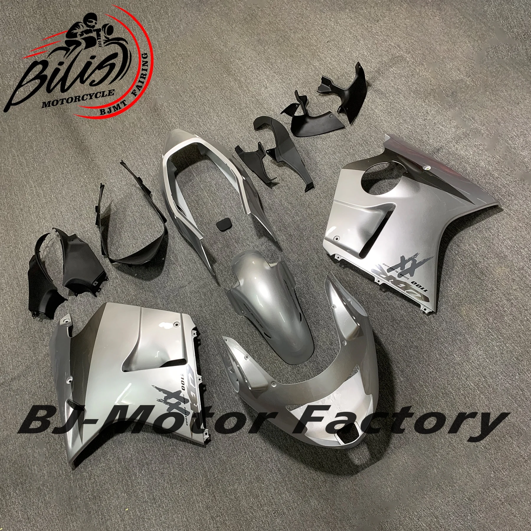 دراجة نارية كاملة الهدايا المجمعة لهوندا CBR1100XX 1996-2006 2007 ABS غطاء حقن هيكل السيارة القلنسوة الأسود