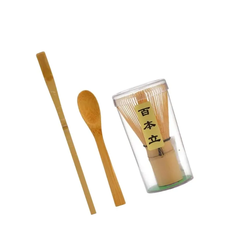 

Matcha Whisk Set Multifunction Handmade Starter Kit Utensil for Ceremonial