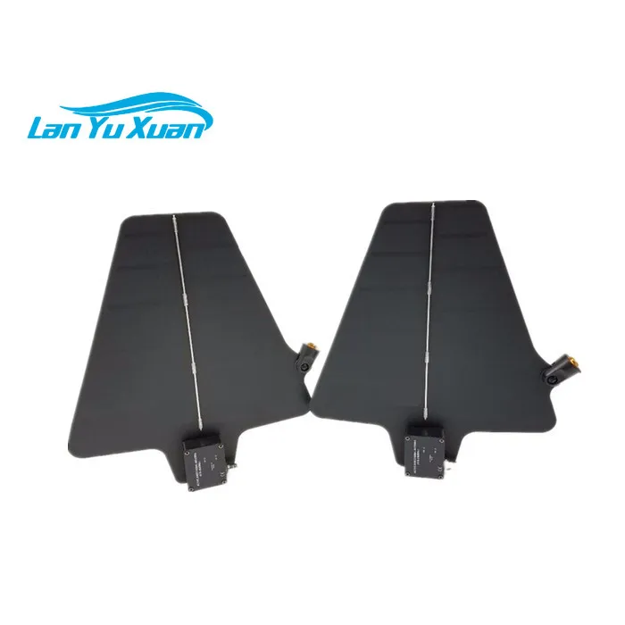 UA874 WB 2 Pieces Active Directional Antenna & Splitter Amp System Kit UHF Antenna Integrated Amp for Microphone Wireless Ua845