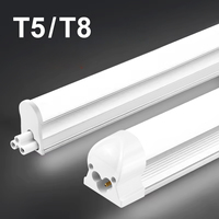 50CM T5 T8 Aluminum LED Light Tube 15W 25W LED Lamp Tube 220V For Desk Work Shop Garage Warehouse Kitchen Cabinet Lighting