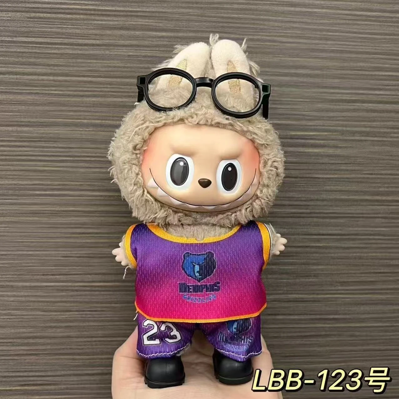New Labubu Clothes Football basketball jerseys Idol V1 V2 V3 Dolls Clothing Accessories 15/17cm Plush Doll Universal （No dolls）