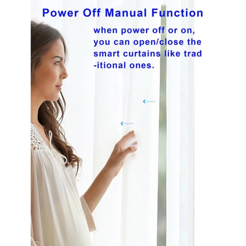 

Hot Sale-Smart Electric Curtain Motor-Tuya Wifi, Remote App Operation-Voice Control 100-240V For Jialisi Curtain Tracks