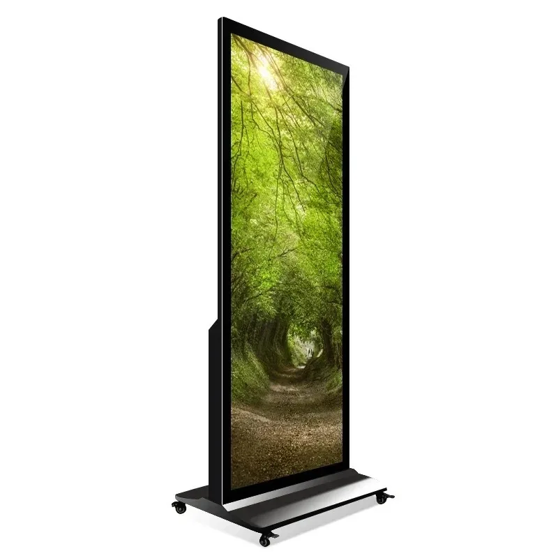 Floor Standing Digital Signage OEM Kiosk Advertisement Full Touch Screen LCD Display Wifi Enabled
