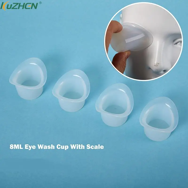 1/2pcs Eyewash Eye Wash Cup Silicone Resuable Medical Soft Eye Bath Cup Eye Wash Cup For Elderly Women Men Children