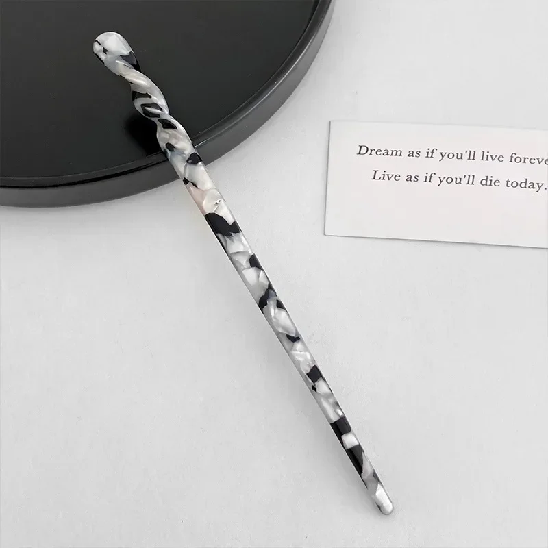 

Chinese Style Hair Sticks Vintage Acetate Resin Chopstick Women Hairpins Clip Pin Headwear Wedding Jewelry Accessories 비녀