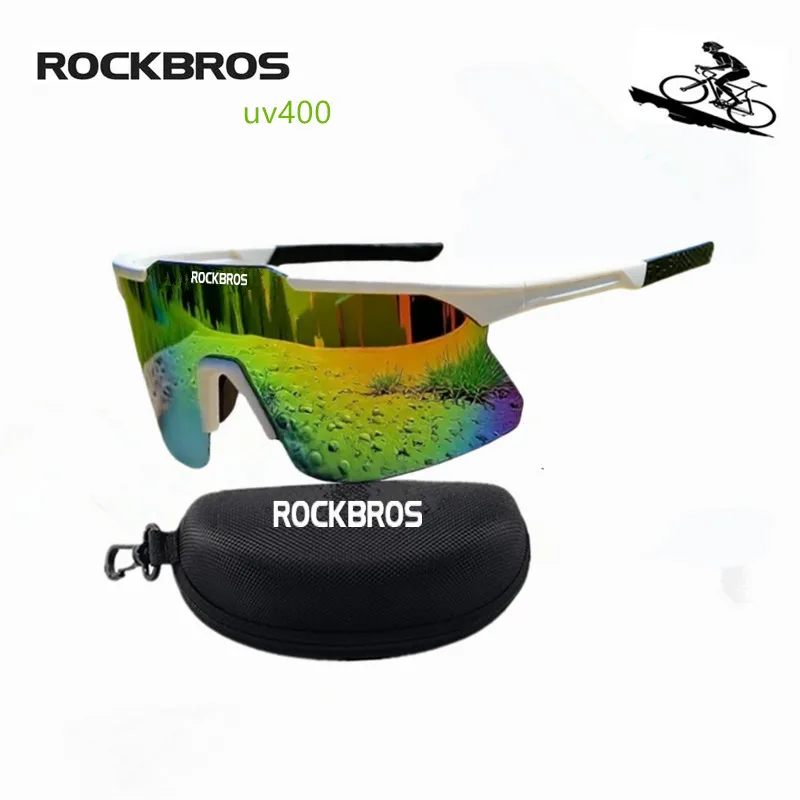 ROCKBROS Neues Modell Sonnenschutz-Brille UV400 Winddicht Sand- und Nebelresistent Sport-Sonnenbrille für Outdoor-Aktivitäten und Fotografie