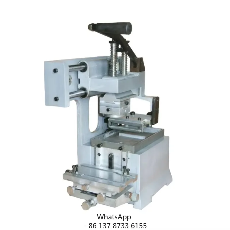 Manual Ink Tray Plastic Shell Pad Printing Machine Mini Desktop Pad Printer