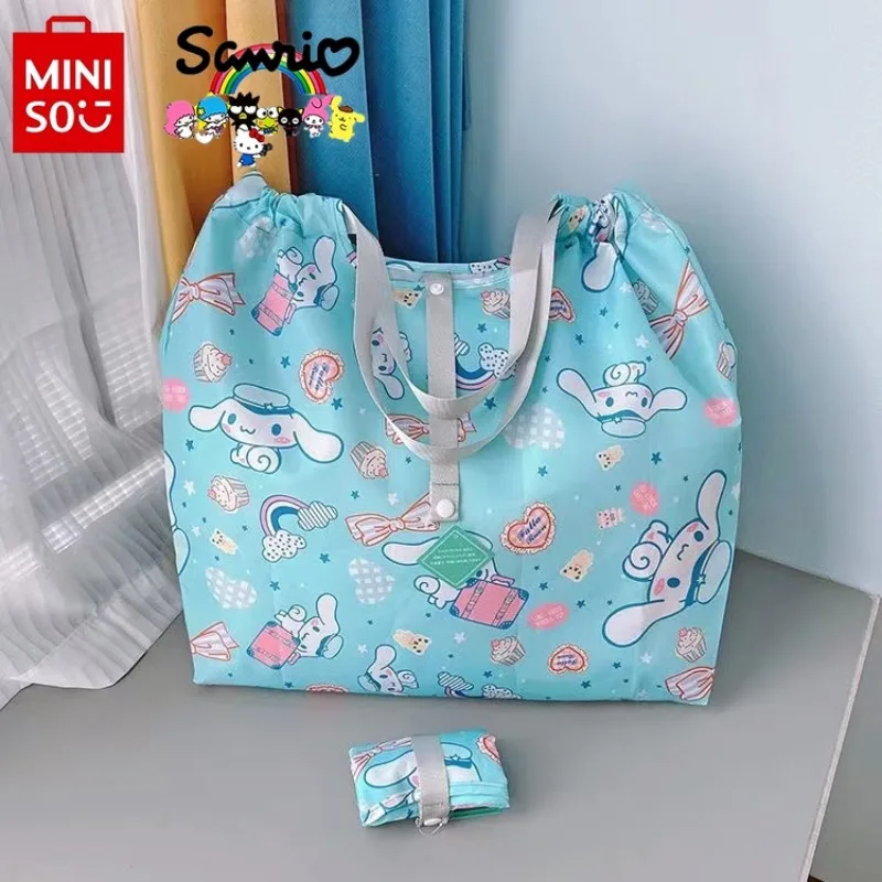 Miniso Sanrio Travel Bag Fashionable Large Capacity Short Distance Travel Bag Portable and Environmentally Friendly Storage Bag